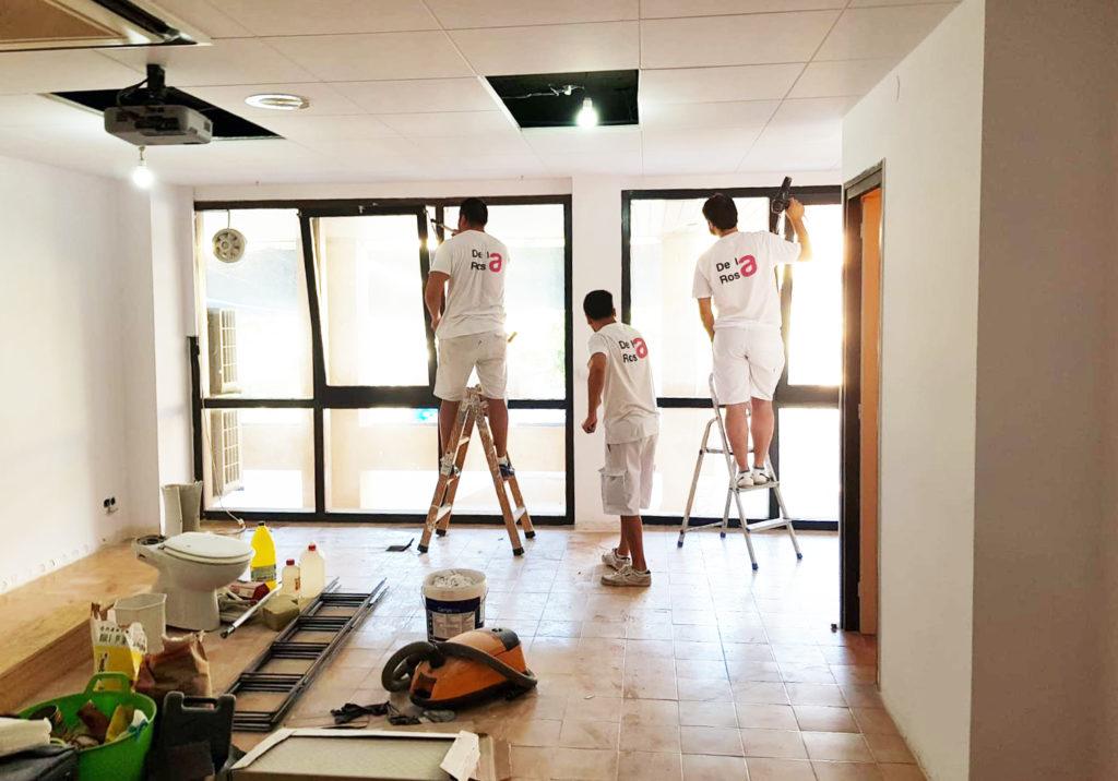 Pintura de interior en vivienda