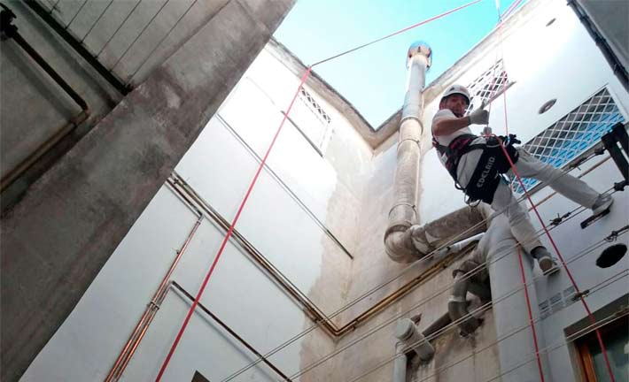 Rehabilitación de fachada en Barcelona